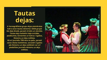 Presentations 'Tautas dejas', 2.