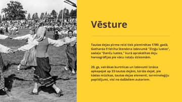 Presentations 'Tautas dejas', 3.