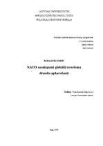 Term Papers 'NATO sasniegumi globālā terorisma draudu apkarošanā', 1.