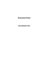 Research Papers 'European Union, International Trade', 1.