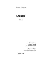 Research Papers 'Kailsēkļi', 1.
