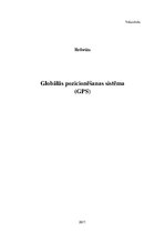 Research Papers 'Globālā pozicionēšanas sistēma', 1.