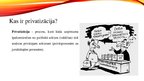 Presentations 'Privatizācija', 2.