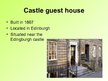 Presentations 'Guest Houses in United Kingdom', 6.