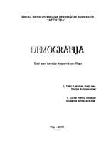 Research Papers 'Demogrāfija', 1.