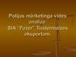 Presentations 'Polijas mārketinga vides analīze SIA "Fazer maiznīca" tostermaizes eksportam', 1.