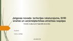Research Papers 'Jelgavas novads: teritorijas raksturojums, SVID analīze un uzņēmējdarbības attīs', 35.