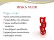 Presentations 'Uzņēmējdarbības biznesa risks', 12.