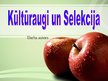 Presentations 'Kultūraugi un selekcija', 1.