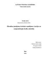 Research Papers 'Pilsonības jautājuma tiesiskais regulējums: Latvijas un starptautiskajās tiesību', 1.