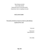 Term Papers 'Personāla motivācijas programmas izpēte un pilnveidošana uzņēmumā Pica Lulū', 1.