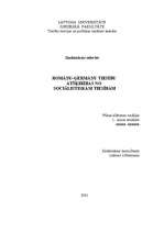 Research Papers 'Romāņu-ģermāņu tiesību atšķirības no sociālistiskām tiesībām', 1.