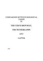 Summaries, Notes 'Comparison Between Biological Farms in the Czech Republic, the Netherlands and L', 1.
