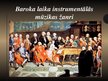Presentations 'Baroka laika instrumentālās mūzikas žanri', 1.