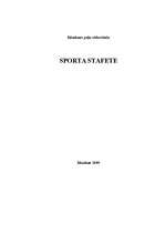 Summaries, Notes 'Sporta stafete', 1.