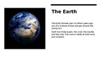 Presentations 'The Earth's three main layers', 2.