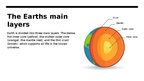 Presentations 'The Earth's three main layers', 4.