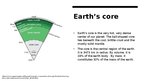 Presentations 'The Earth's three main layers', 5.