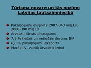 Presentations 'Ekonomiskās degradācijas ietekme uz Latvijas viesnīcu komercdarbību', 5.