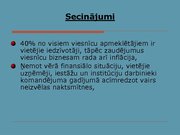 Presentations 'Ekonomiskās degradācijas ietekme uz Latvijas viesnīcu komercdarbību', 20.