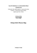 Research Papers 'Hokeja klubs "Dinamo Rīga"', 1.