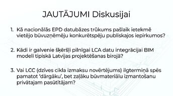 Presentations 'Ēkas dzīves cikla novērtējums (LCA + LCC)', 11.