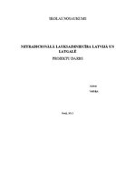 Research Papers 'Netradicionālā lauksaimniecība Latvijā un Latgalē', 1.