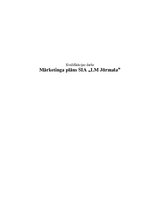 Term Papers 'Mārketinga plāns SIA "LM Jūrmala"', 2.