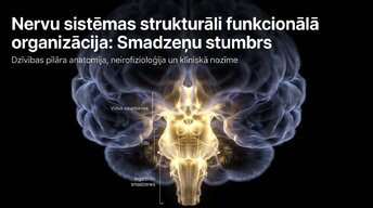 Presentations 'Smadzeņu stumbrs un nervu sistēmas organizācija', 1.