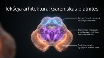 Presentations 'Smadzeņu stumbrs un nervu sistēmas organizācija', 4.