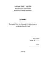 Research Papers 'Uzņēmējdarbības vide Valmierā, tās raksturojums un pasākumi vides uzlabošanā', 2.