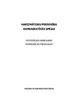 Research Papers 'Harizmātisku personību komunikatīvās spējas', 1.
