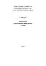 Essays 'Komentārs kursā "Preses žurnālistikas metodes un žanri"', 3.