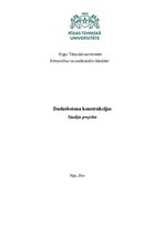 Research Papers 'Dzelzsbetona konstrukcijas', 1.