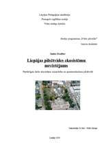 Research Papers 'Liepājas pilsētvides ekosistēmu novērtējums', 1.