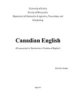 Research Papers 'Canadian English', 1.