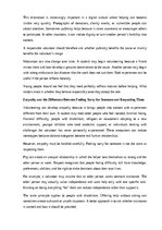 Essays 'Volunteering and helping others', 3.
