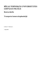 Research Papers 'Transporta komercekspluatācija', 1.