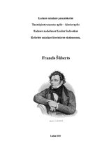 Research Papers 'Francis Šūberts', 1.