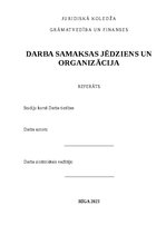 Research Papers 'Darba samaksas jēdziens un organizācija', 1.