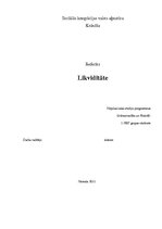Research Papers 'Likviditāte', 1.