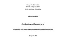 Samples 'Drošas braukšanas kursi', 1.