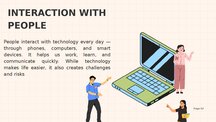 Presentations 'Technology Interaction with People and Nature', 2.