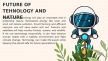 Presentations 'Technology Interaction with People and Nature', 7.