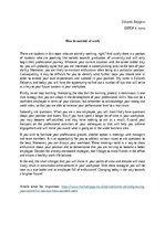 Essays 'How to succeed at work?', 1.