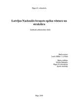 Research Papers 'Latvijas Nacionālo bruņoto spēku vēsture un struktūra', 1.