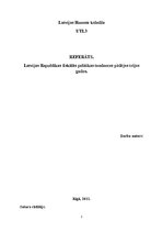 Research Papers 'Latvijas Republikas fiskālās politikas tendences pēdējos trijos gados', 1.