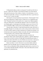 Essays 'Kultūra - manas personības veidotāja', 1.