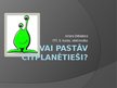 Presentations 'Vai pastāv citplanētieši?', 1.