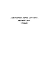 Research Papers 'J.A.Komenska dzīves gājums un pedagoģiskie uzskati', 1.
